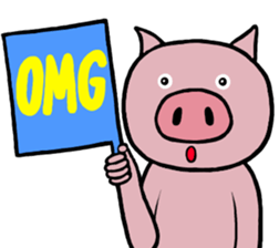 I am Pig Man sticker #9992535