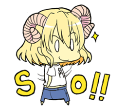Horn girl (provisional) sticker #9992787