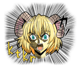 Horn girl (provisional) sticker #9992796