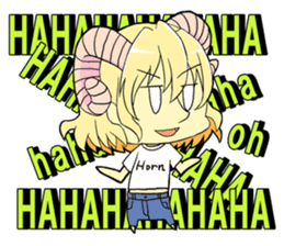 Horn girl (provisional) sticker #9992797