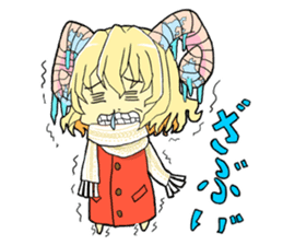 Horn girl (provisional) sticker #9992803