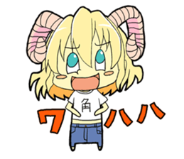 Horn girl (provisional) sticker #9992816