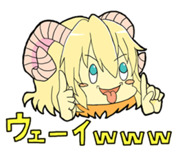 Horn girl (provisional) sticker #9992821