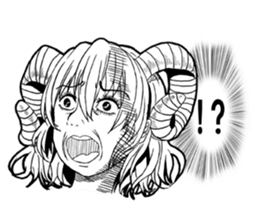 Horn girl (provisional) sticker #9992822