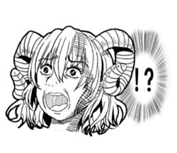 Horn girl (provisional) sticker #9992822