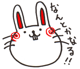 Chicken & Rabbit Sticker!! sticker #9992989