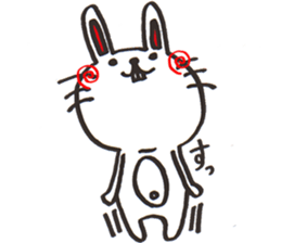 Chicken & Rabbit Sticker!! sticker #9992997