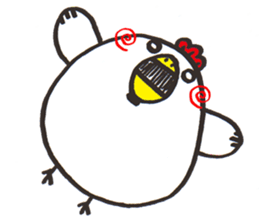 Chicken & Rabbit Sticker!! sticker #9993002