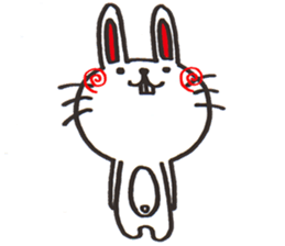 Chicken & Rabbit Sticker!! sticker #9993003