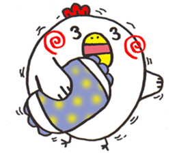 Chicken & Rabbit Sticker!! sticker #9993006