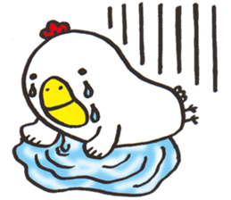 Chicken & Rabbit Sticker!! sticker #9993012