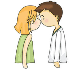 Guy in love sticker #9993983