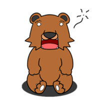 Animal in Hokkaido:Bear sticker #9994007
