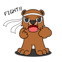 Animal in Hokkaido:Bear sticker #9994011