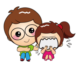 DiDi and NaNa sticker #9994432