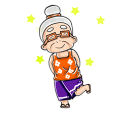 Grandparent young age sticker #9994506