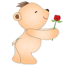 Bear in Love sticker #9994744