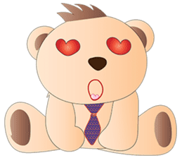 Bear in Love sticker #9994746