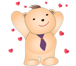 Bear in Love sticker #9994747