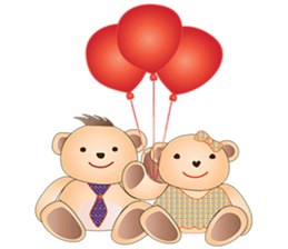 Bear in Love sticker #9994749