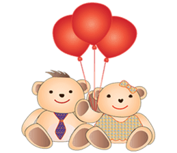 Bear in Love sticker #9994749