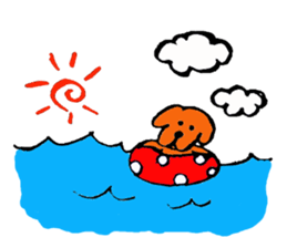 Wonderful dog "Kai"2 sticker #9994985