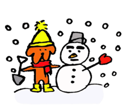 Wonderful dog "Kai"2 sticker #9994987