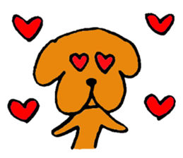 Wonderful dog "Kai"2 sticker #9995000