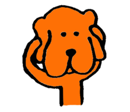 Wonderful dog "Kai"2 sticker #9995017