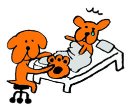 Wonderful dog "Kai"2 sticker #9995023