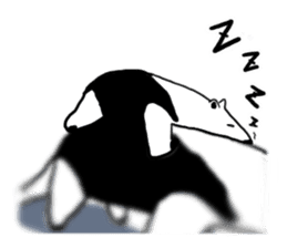 Daily life of the anteater sticker #9995990