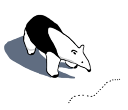 Daily life of the anteater sticker #9995995