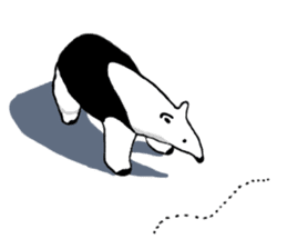 Daily life of the anteater sticker #9995995