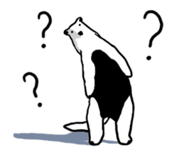 Daily life of the anteater sticker #9996002