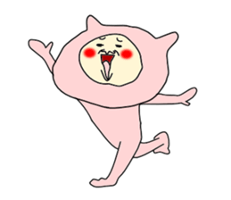 man in animal suit sticker #9996839