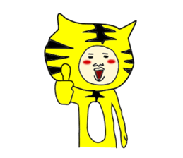 man in animal suit sticker #9996846