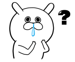 "Kawaii" rabbit sticker #9996888