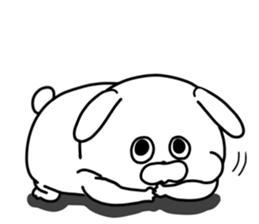 "Kawaii" rabbit sticker #9996893