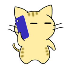 Stickers of three cats 4 sticker #9997067