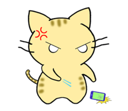 Stickers of three cats 4 sticker #9997068