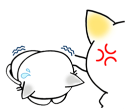 Stickers of three cats 4 sticker #9997071