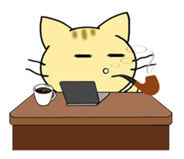 Stickers of three cats 4 sticker #9997078