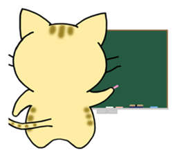 Stickers of three cats 4 sticker #9997085