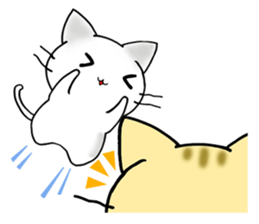 Stickers of three cats 4 sticker #9997086