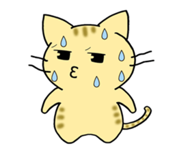 Stickers of three cats 4 sticker #9997099