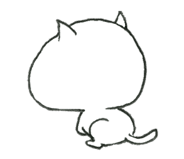 It is loose cat The white version sticker #9997295