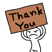 Thank you.Thank you.Thank you. sticker #9998039