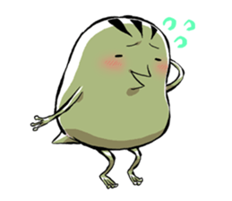 aboshi frog 02 sticker #9998275