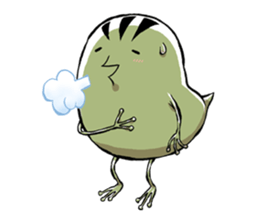 aboshi frog 02 sticker #9998279