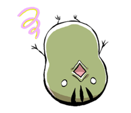 aboshi frog 02 sticker #9998286